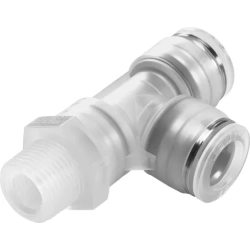 Тройник цанговый с резьбой переходной Festo NPQP-LQ-R38-Q10-FD-P10