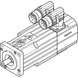 Серводвигатель Festo EMMS-AS-55-MK-LS-RR-S1