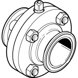 Поворотный затвор пищевой Festo VZFB-A-11/2&amp;amp;rdquo;-CC-V4V4E